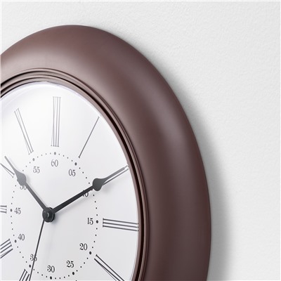 СКАЙРОН, Настенные часы, темно-коричневый, 30 см