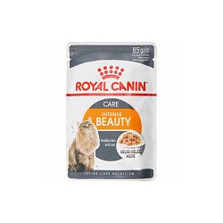Корм для кошек Royal Canin Intense Beauty Jelly старше 1-го года для поддержания красоты шерсти, желе 85г