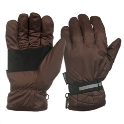 Зимние перчатки с фиксатором и черными вставками на ладонях для спецоперации    - надежно защитят от ветра и снега №94
