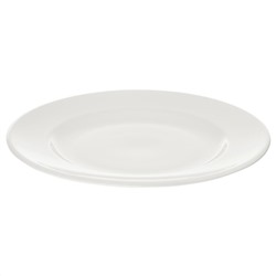ВАРДАГЕН, Тарелка десертная, белый с оттенком, 21 см