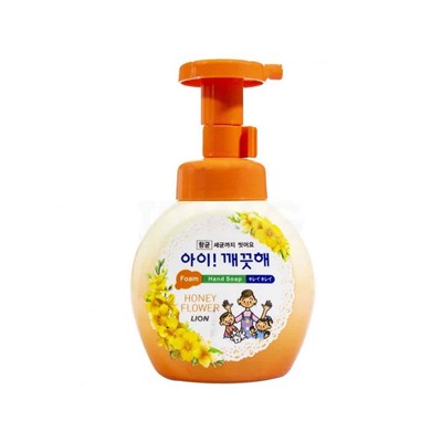 Lion. Пенное мыло для рук "Ai - Kekute" с антибактериальным эффектом цветочный мёд, 250мл P 3984