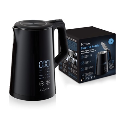 iCook™ Электрический чайник с цифровым сенсорным контролем температуры