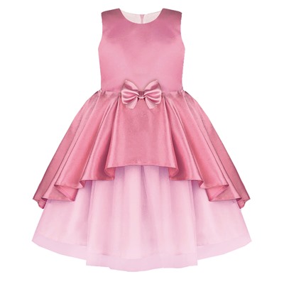 Пурпурное нарядное платье для девочки 80783-ДН20