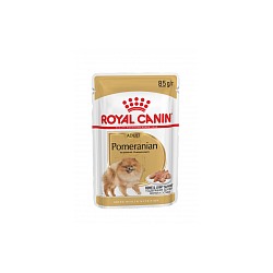 Корм ROYAL CANIN POMERANIAN ADULT для взрослых собак померанский шпиц паштет 85 гр