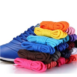 Шнурки для обуви овальные цветные 100см, 2 шт