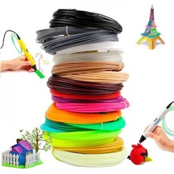 Набор цветного PLA-пластика для 3D-ручек  10м, 12 цветов