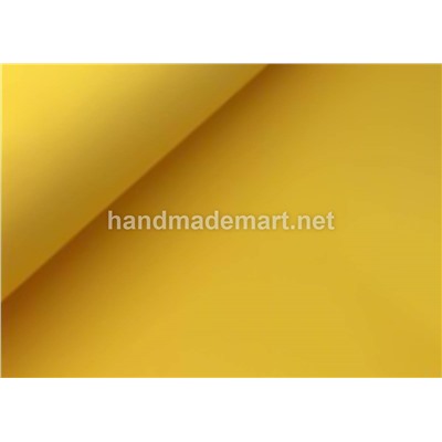 Зефирный Фоамиран, Желтый, Размер 49×49, толщина 1 мм