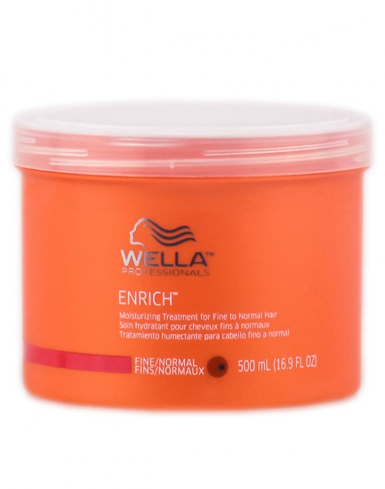 Wella enrich line питательный бальзам для объема нормальных и тонких волос