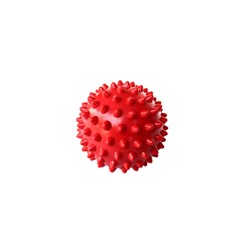 Мяч реабилитационный для сжимания с шипами оранжевый МВ-5 оптом или мелким оптом