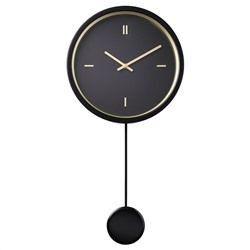 STURSK СТУРСК, Настенные часы, черный, 26 см