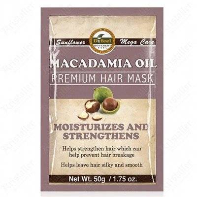 Питательная маска для волос с маслом макадамии Difeel Macadamia Oil Premium Hair Mask, 50 г