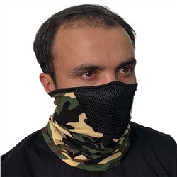 Военно-полевая шарф-маска - Согревает лицо и шею, защищает от встречного ветра, пыли и песка №2