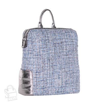 Рюкзак женский текстильный 571865-3 blue Velina Fabbiano/50
