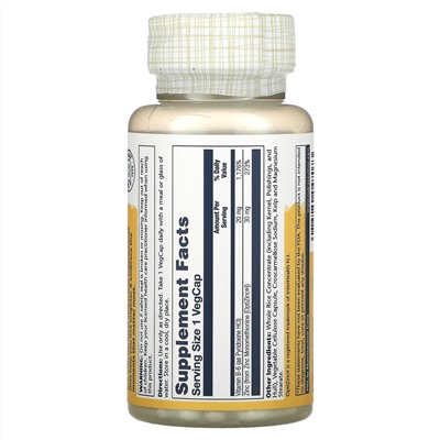 Solaray, OptiZinc, 30 мг, 60 растительных капсул
