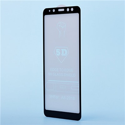 Защитное стекло Full Screen Activ Clean Line 3D для "Samsung SM-A530 Galaxy A8 2018" (black)