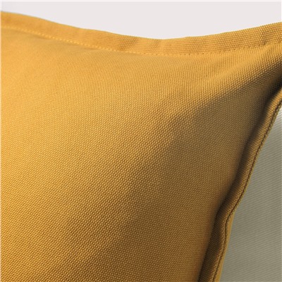 ГУРЛИ, Чехол на подушку, золотисто-желтый, 50x50 см