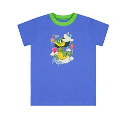 Светло-синяя футболка для мальчика 80715-МЛС19