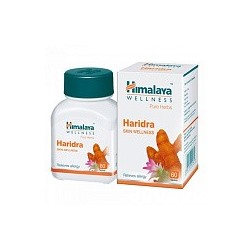 Харидра Хималая (экстракт куркумы, обеззараживающее и противовоспалительное) Haridra Himalaya 60 табл.