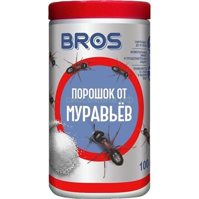 БРОС (BROS) порошок от муравьев банка 100 г (706867)