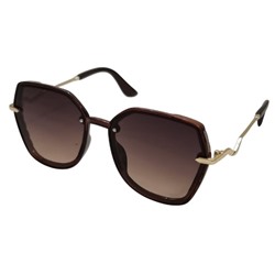 Солнцезащитные женские очки, коричневые, 54958-2345 С2, арт.354.263
