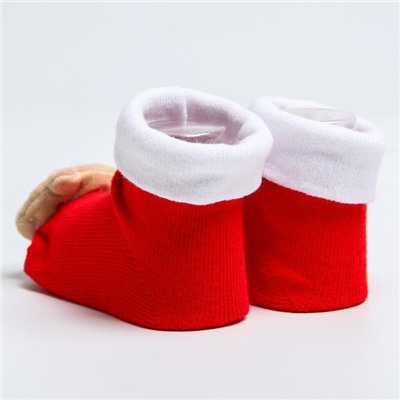 Подарочный набор: погремушки на ножки и непромокаемый нагрудник «Модные малыши»