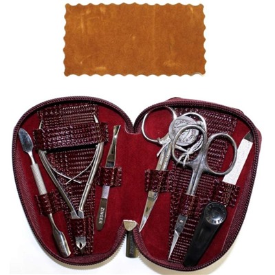 Маникюрный набор Zinger 7103-S (6 инструментов, ручная заточка, цвет серебро) оптом