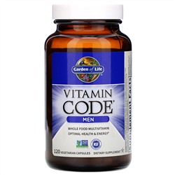 Garden of Life, Vitamin Code, для мужчин, 120 вегетарианских капсул