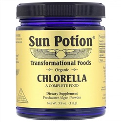 Sun Potion, Органическая хлорелла 111 г (3.9 унций)