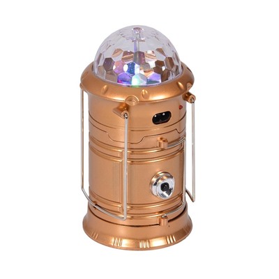 Складной кемпинговый фонарь с диско-шаром 4 в 1, 19 см, Акция!