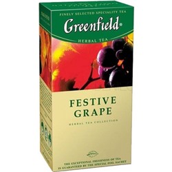 Чай фруктовый Greenfield "Festive Grape" 25шт Виноград