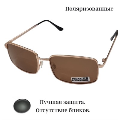 Солнцезащитные очки, поляризованные, коричневые, 54123-1022, арт.354.315