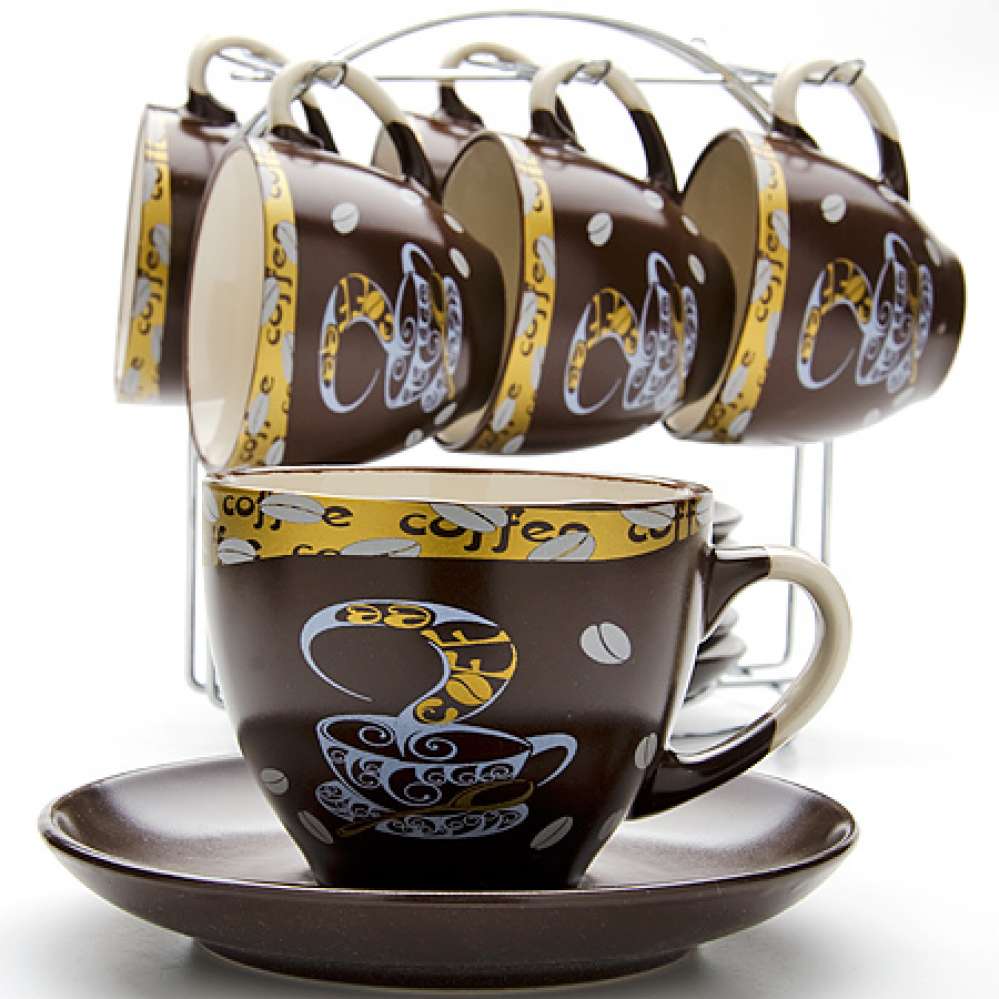Кофейно чайный набор. Чайный набор 12пр керамика Китай. 23541 Набор чайный 13пр на подставке LR (х6). Чайный набор Loraine на подставке на 6 персон 250мл. Набор чашек 6 шт Mayer & Boch.