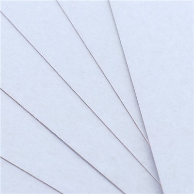 Картон белый А5, 6 листов, 370 г/м2, немелованный