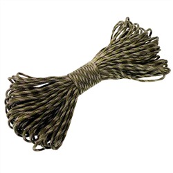 Многофункциональный паракорд 31 м с 9-жильным сердечником (Recon Camo) - Вариант применения: в качестве снастей для рыбной ловли (паракордовую веревку легко можно распустить на отдельные нити и использовать в качестве лески или связать сеть)
