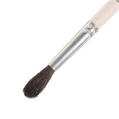 Кисть Белка круглая № 5 (диаметр обоймы 5 мм; длина волоса 20 мм), деревянная ручка, Calligrata