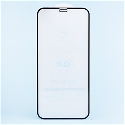Защитное стекло Full Screen 3D Flat для "Apple iPhone 12 mini" (black) (тех.уп.)