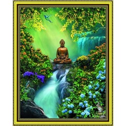 Будда у водопада