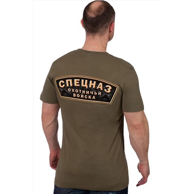Мужская Military футболка «Рыболовные войска». В такой и на рыбалке – самое то, и дома удобно! №243