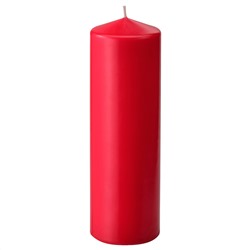 FENOMEN ФЕНОМЕН, Неароматич свеча формовая, красный, 25 см