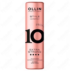 Лак для волос экстрасильной фиксации (юбилейный) Ollin Style Extra Strong