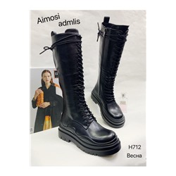 Женские ботинки демисезон Н712 черные