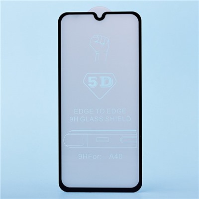 Защитное стекло Full Screen Activ Clean Line 3D для "Samsung SM-A405 Galaxy A40" (black)
