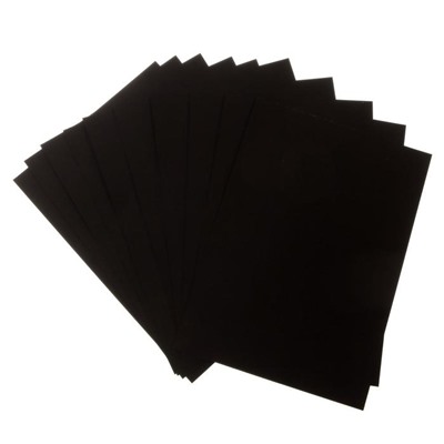 Бумага для пастели набор, А4, deVENTE, 20 листов, 120 г/м2, чёрная, в пакете