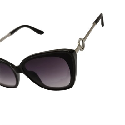 Солнцезащитные женские очки, чёрные, 54958-2339 С1, арт.354.261