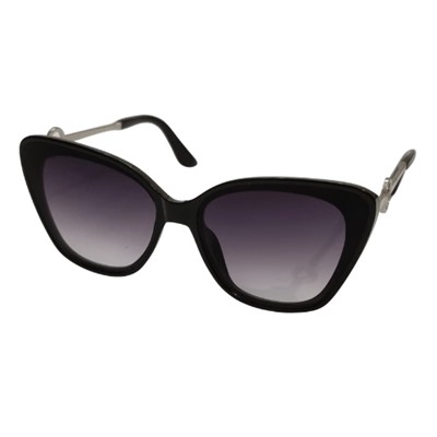 Солнцезащитные женские очки, чёрные, 54958-2339 С1, арт.354.261