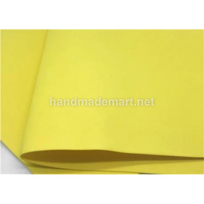 Фоамиран Premium, 50×50 см, толщина 1 мм, Желтый