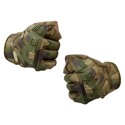 Тактические перчатки для спецоперации беспалые камуфляж Woodland  (B53) №106 - Перчатки надежно защищают кисти, обеспечивают полный контроль над оружием и снаряжением, находящимися в руках, при этом очень удобно и комфортно сидят