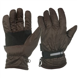 Утепленные перчатки с фиксатором на запястье для спецоперации   - противоскользящие накладки, тонкий флис №92