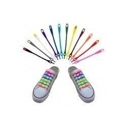 Шнурки для обуви силиконовые цветные