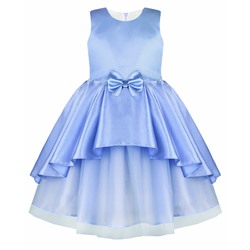 Голубое нарядное платье для девочки 80781-ДН20
